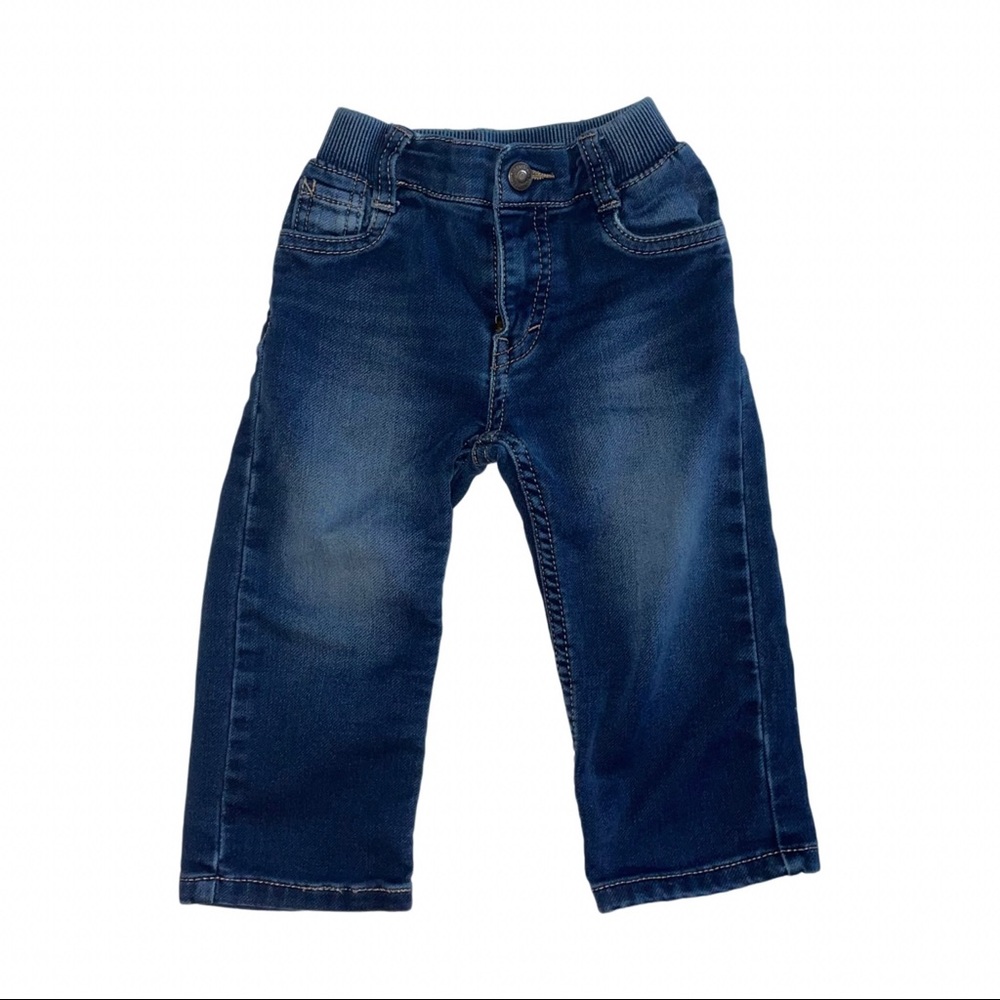 Levi Pull-on Knit Straight Leg Jeans - 18 mos.